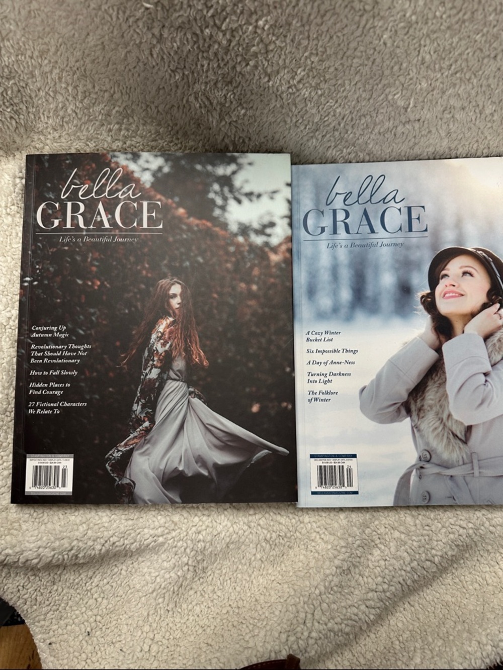 Set of 2 Bella Grace Magazines Issues 33 & 34, 2022 / 2023